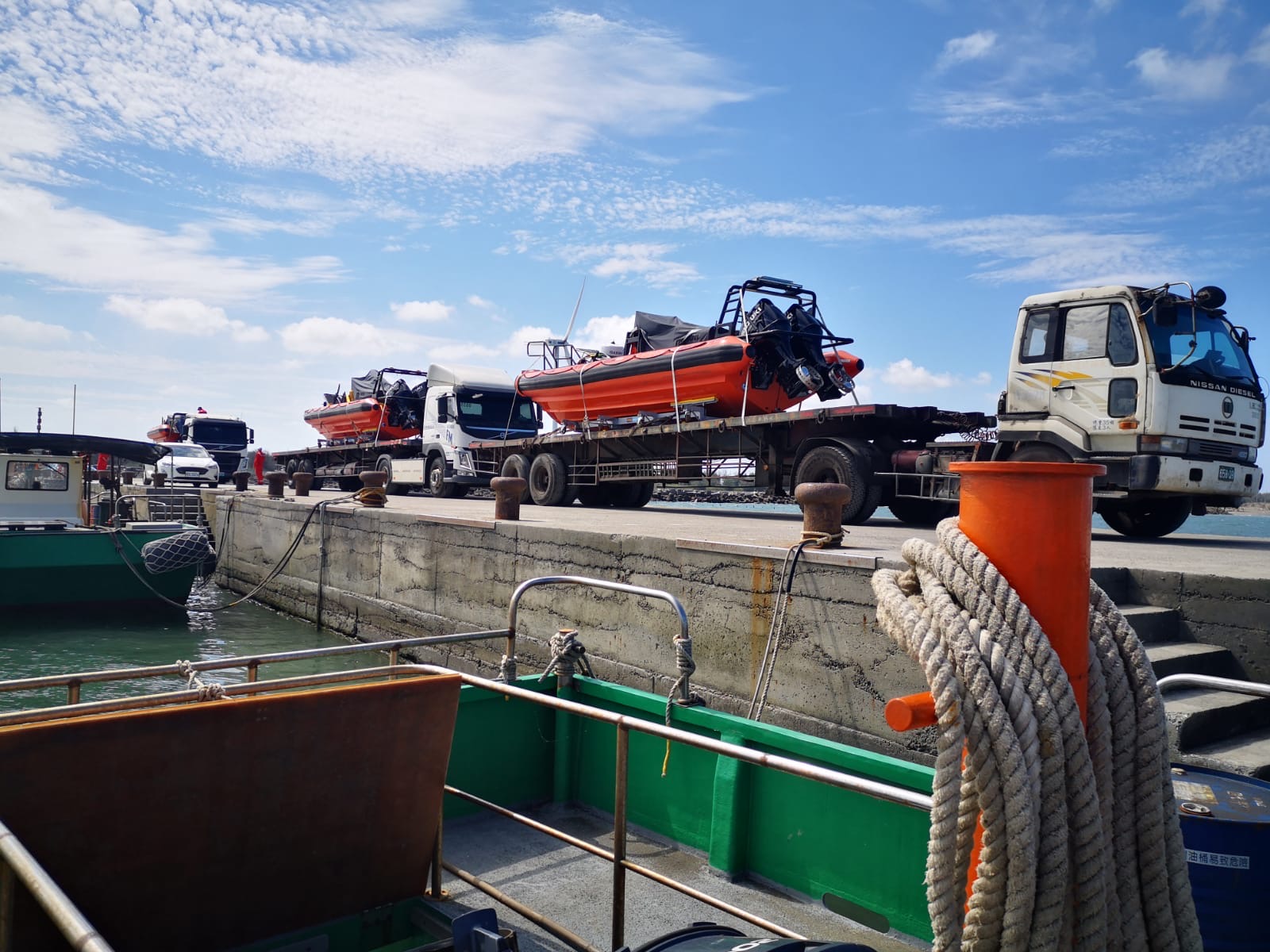 9-metre Cable Support RIB supplied for Taiwan