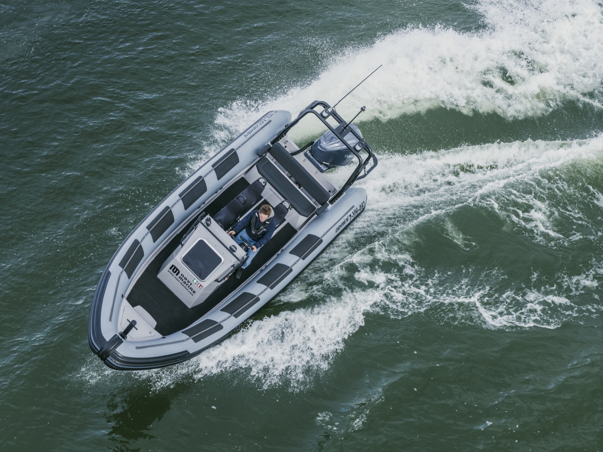 Gemini WR720 Patrol RIB in the charter fleet