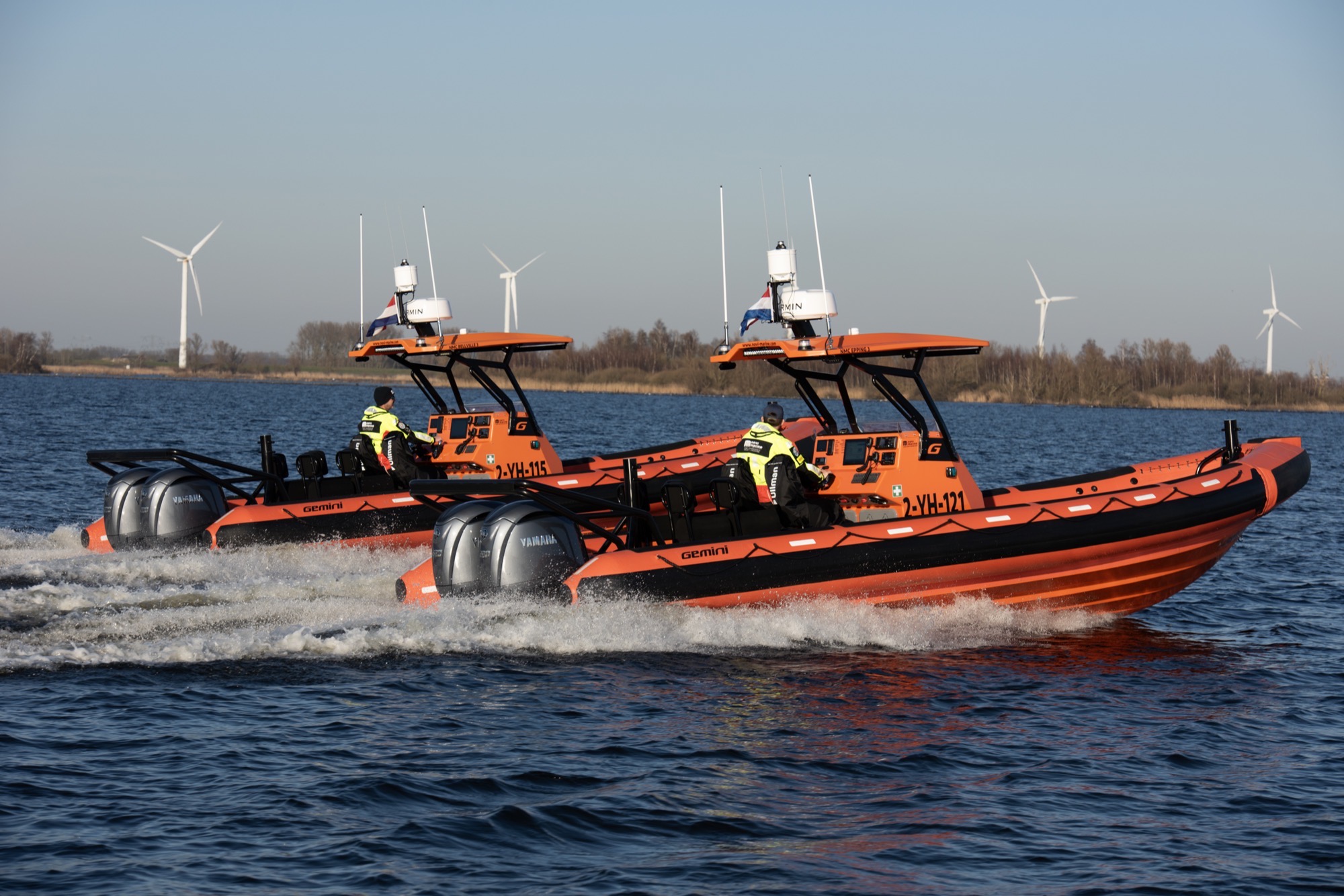 Two Rescue and Fire Fighting RIBs supplied for NEOM