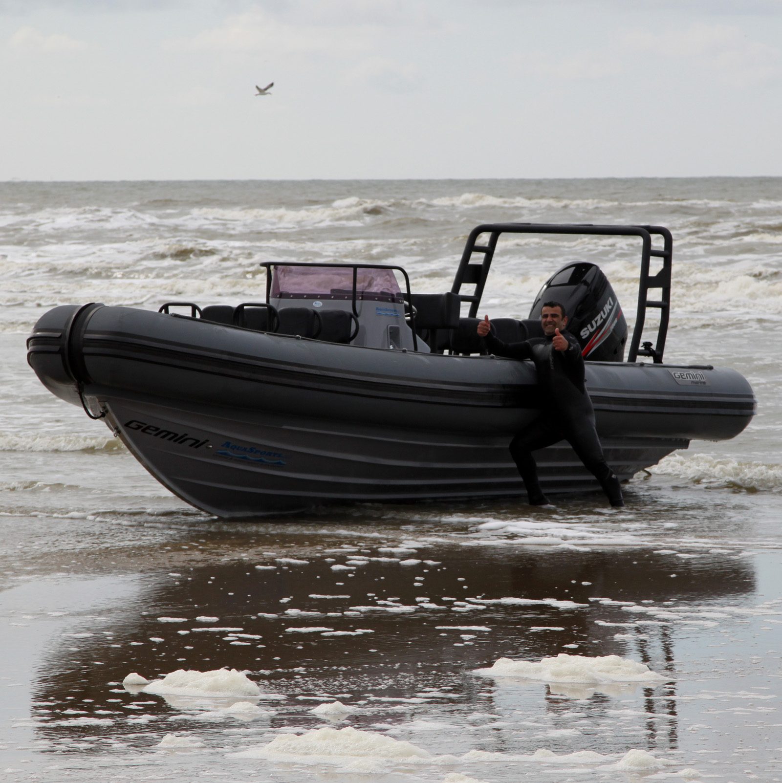 Gemini 730 Charter RIB geleverd aan Aqua Sports Katwijk