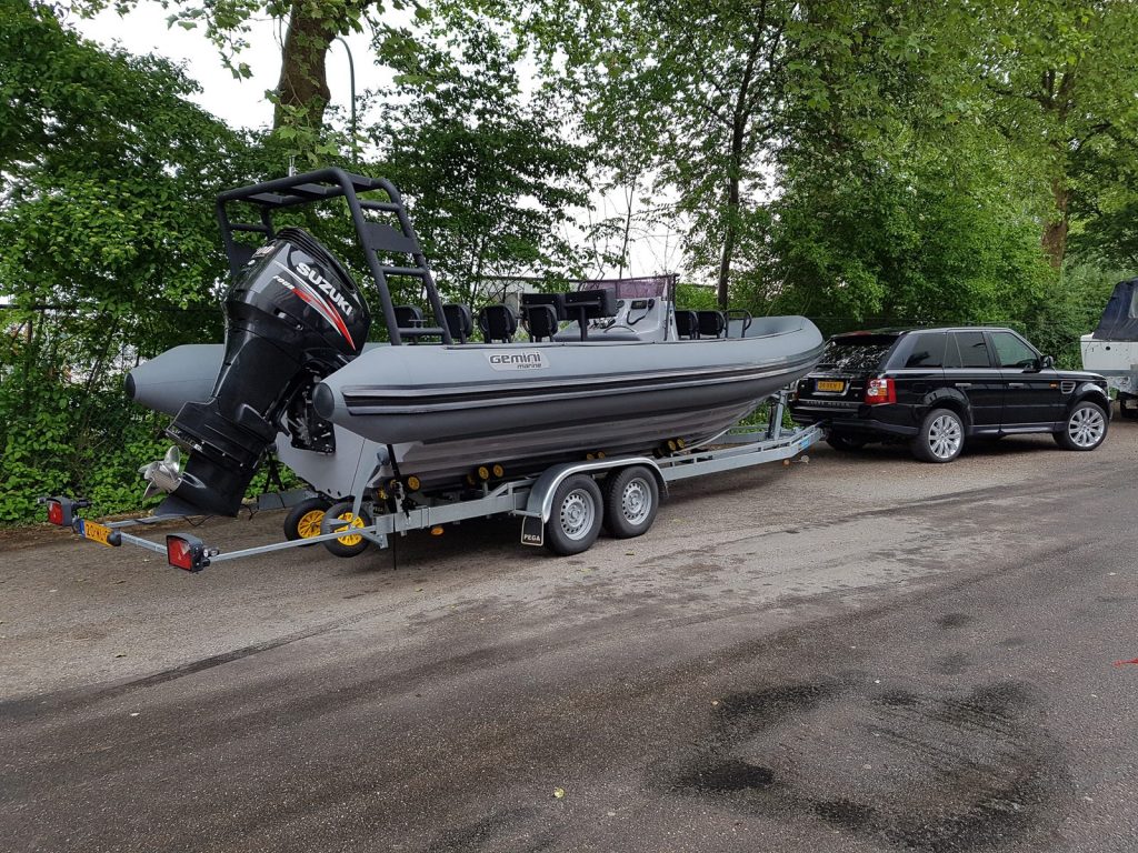 Gemini 730 Charter RIB voor Aqua Sports Katwijk — 2