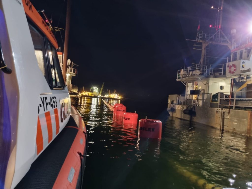 Projectbeeld 8 van Offshore Support RIB bij een Europese kabelaanlanding