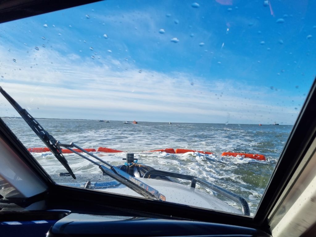 Projectbeeld 17 van Offshore Support RIB bij een Europese kabelaanlanding