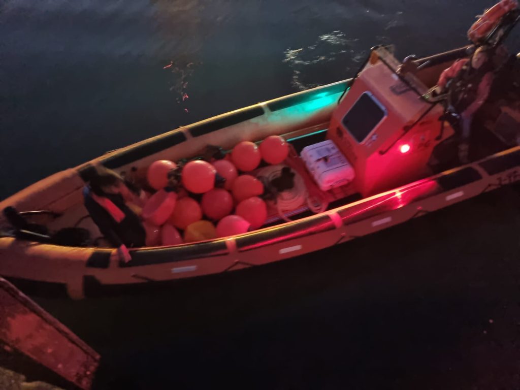 Projectbeeld 18 van Offshore Support RIB bij een Europese kabelaanlanding