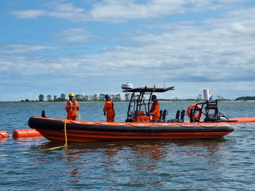 Projectbeeld 2 van RIB tijdens Cable Landing Support in de Duitse Oostzee