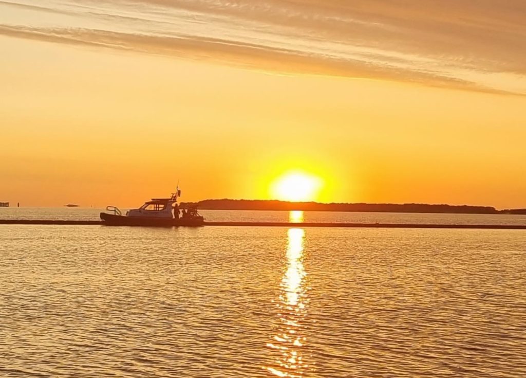 Projectbeeld 4 van RIB tijdens Cable Landing Support in de Duitse Oostzee
