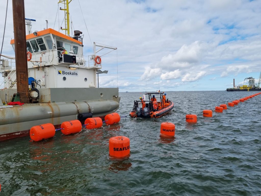 Projectbeeld 7 van RIB tijdens Cable Landing Support in de Duitse Oostzee