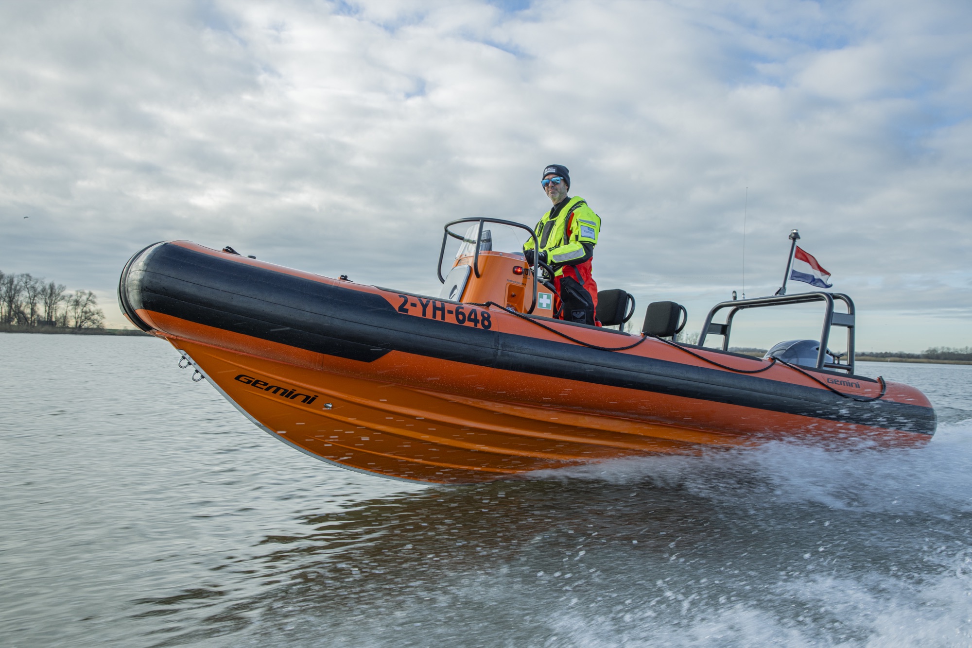 Gemini Marine WR550 professionele RIB in actie