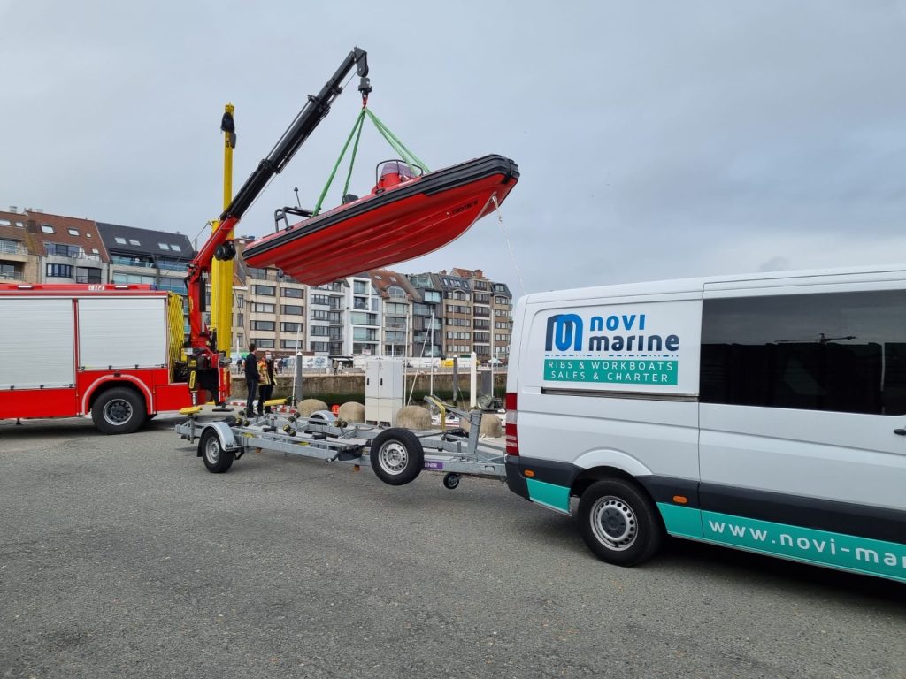 Projectbeeld 3 van Gemini WR550 reddingsboot voor Oostende