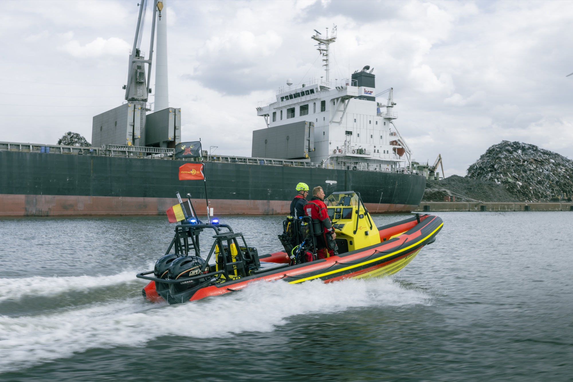 Gemini Marine WR650 professionele RIB in actie