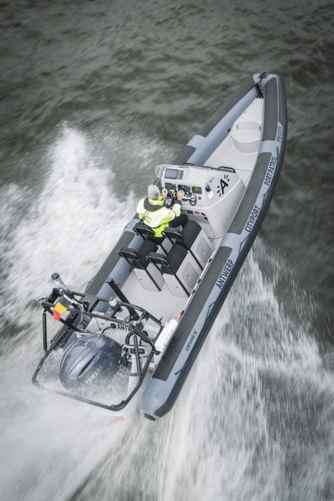 Projectbeeld 3 van 6,5 meter hybride RIB voor Stadshaven Antwerpen