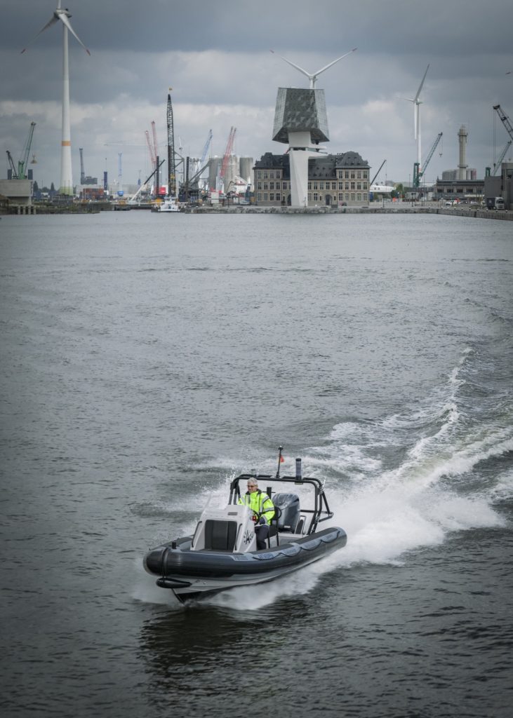 Projectbeeld 5 van 6,5 meter hybride RIB voor Stadshaven Antwerpen