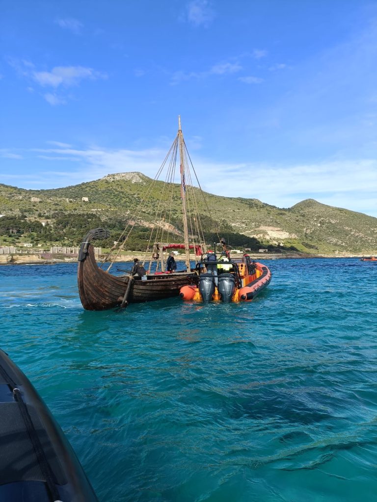 Projectbeeld 3 van Novi Marine RIB tijdens opnames van The Odyssey op Sicilië