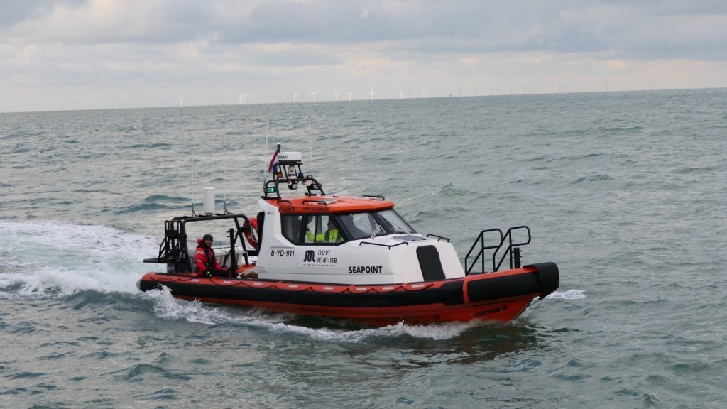Projectbeeld 5 van Cabin RIB Seapoint tijdens proeven van The Ocean Cleanup