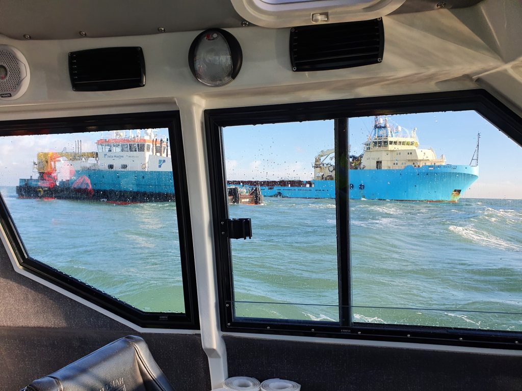 Projectbeeld 17 van Cabin RIB Seapoint tijdens proeven van The Ocean Cleanup