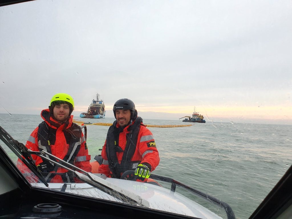 Projectbeeld 21 van Cabin RIB Seapoint tijdens proeven van The Ocean Cleanup
