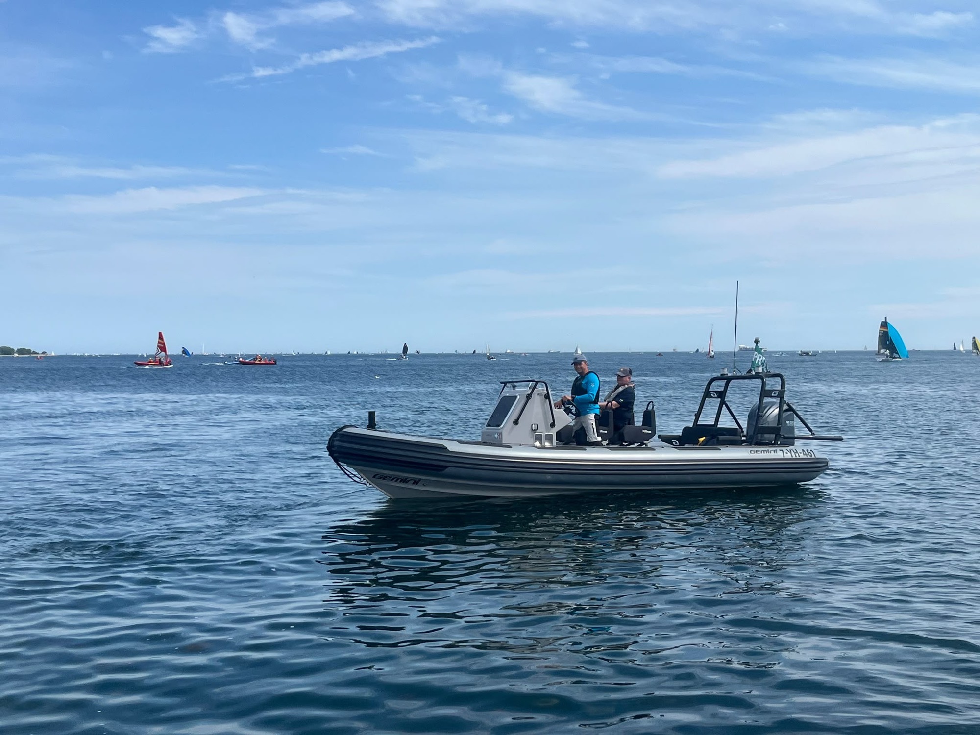 Support-RIB ingezet tijdens Kieler Woche