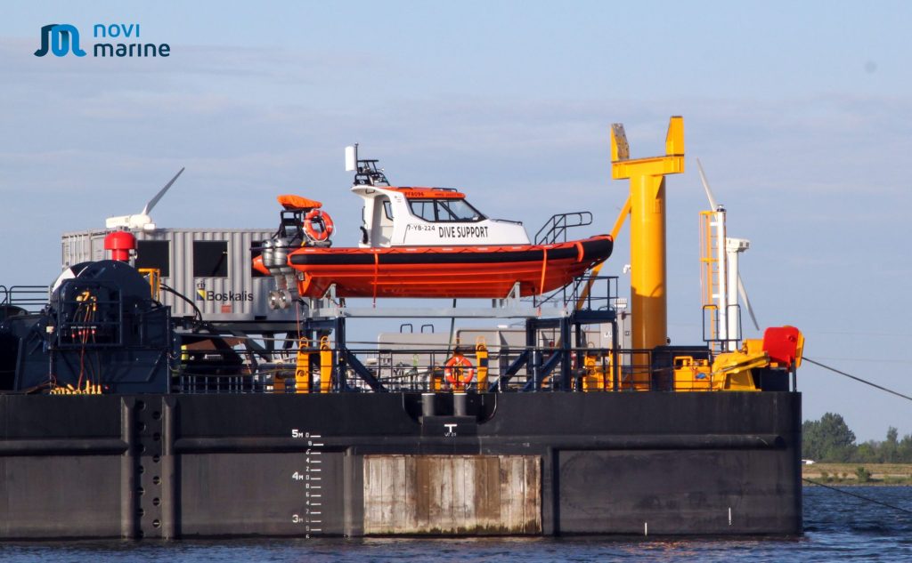 Gemini WR880 Parow Cabin RIB configured for offshore dive support — 9