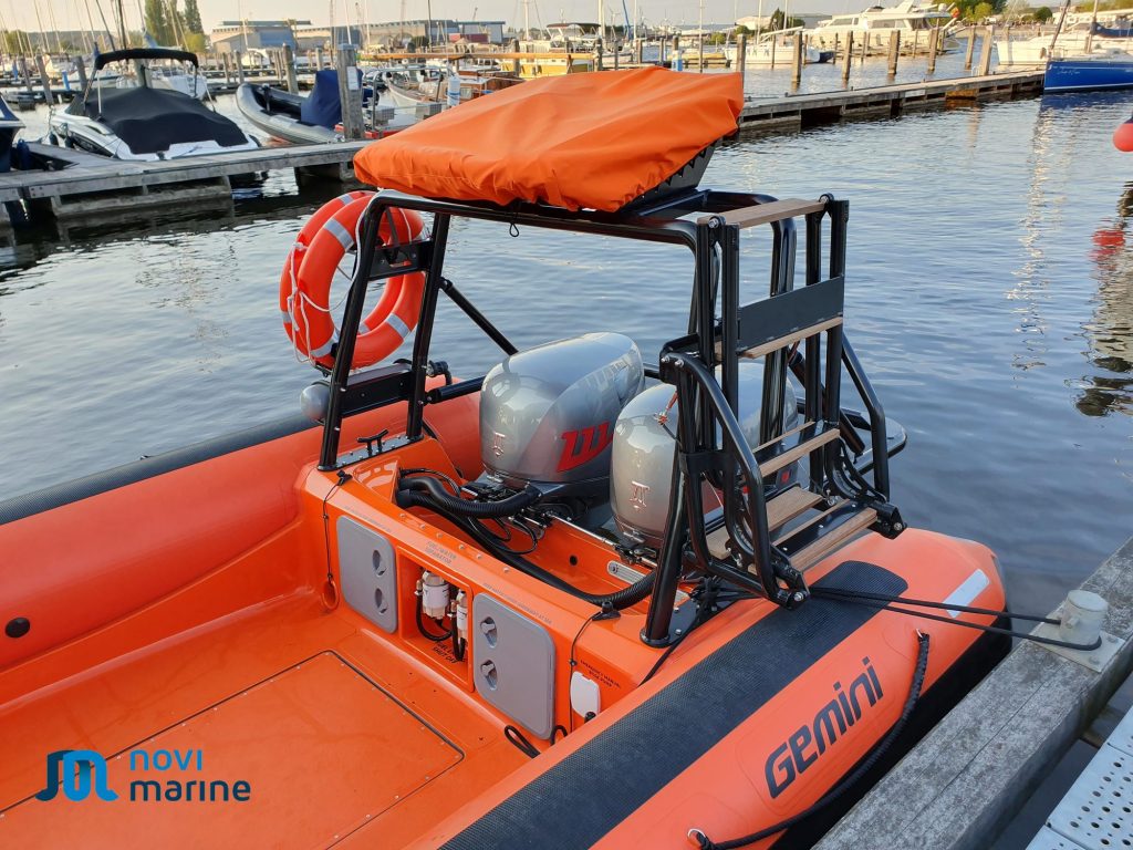 Gemini WR880 Parow Cabin RIB configured for offshore dive support — 10