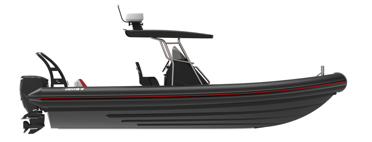 Gemini WR880 RIB, side view