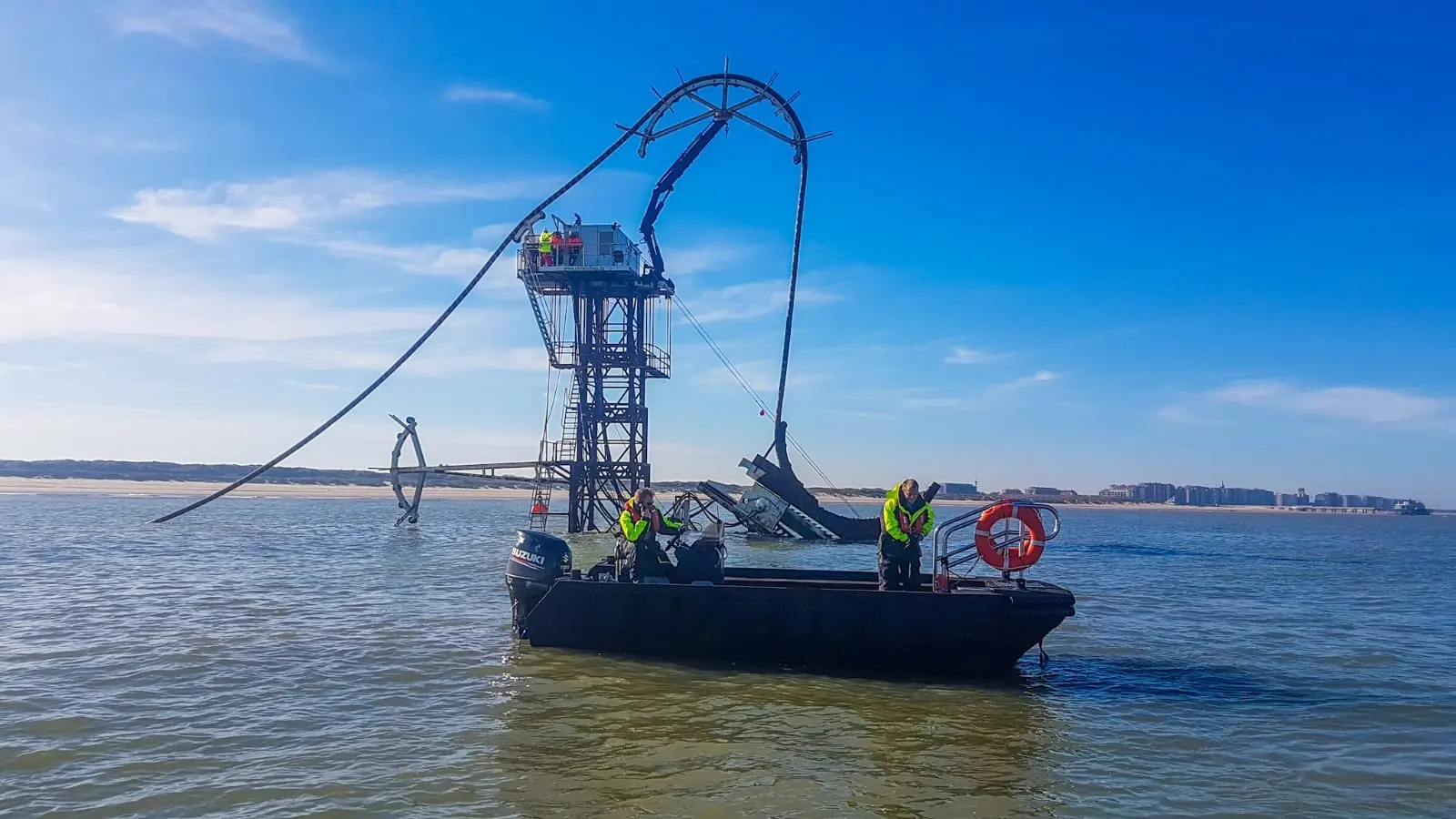 Rhino Marine workboat alongside an offshore installation