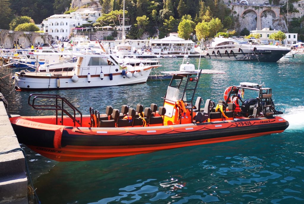 Project image 4 showing Novi Marine RIB supporting the filming of Tenet