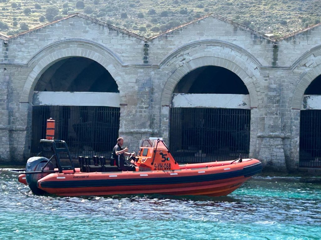 Project image 6 showing Novi Marine RIB supporting The Odyssey filming in Sicily