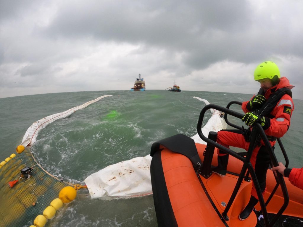 Project image 10 showing Seapoint Cabin RIB during The Ocean Cleanup trials