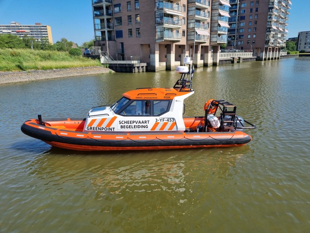 Project image 5 showing RIB supporting vessel traffic operations in Rotterdam
