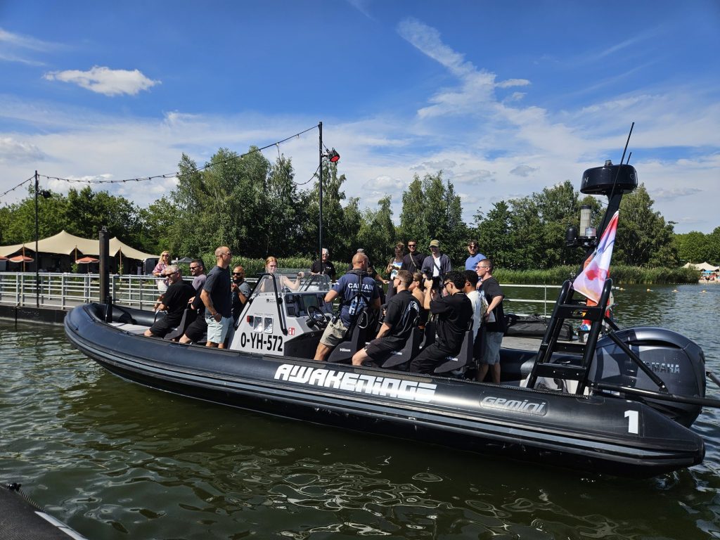 Project image 10 showing Gemini RIB operating as a festival water taxi
