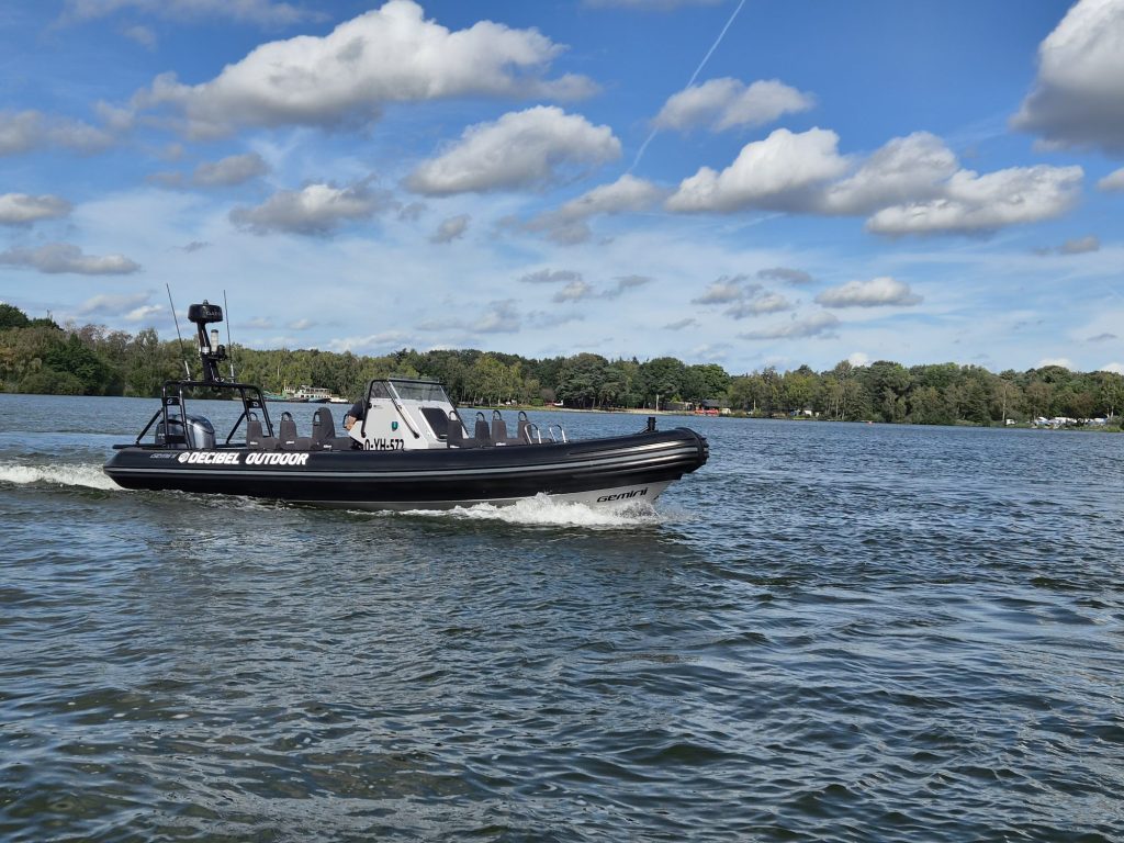 Project image 11 showing Gemini RIB operating as a festival water taxi