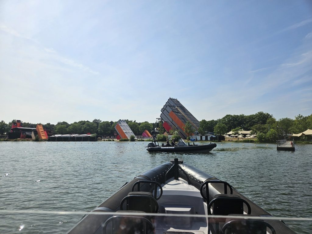 Project image 12 showing Gemini RIB operating as a festival water taxi